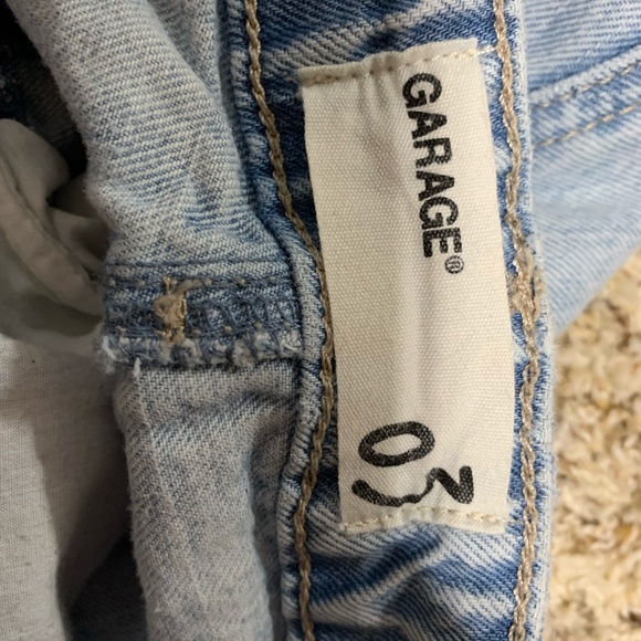 Garage light wash ripped jeans size 3 - Picture 3 of 3